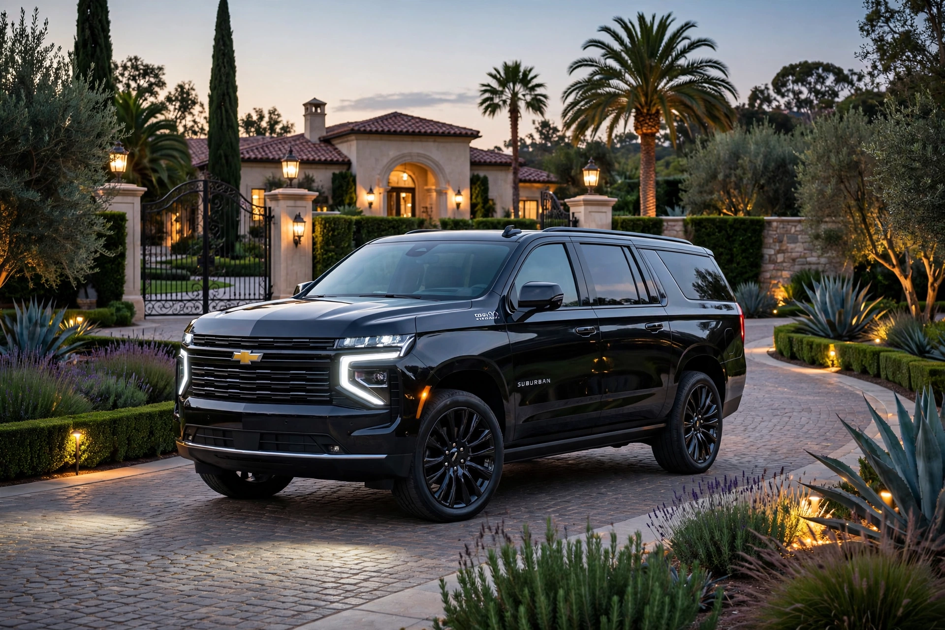 Luxury car service in Orange County — chauffeured Cadillac Escalade SUV