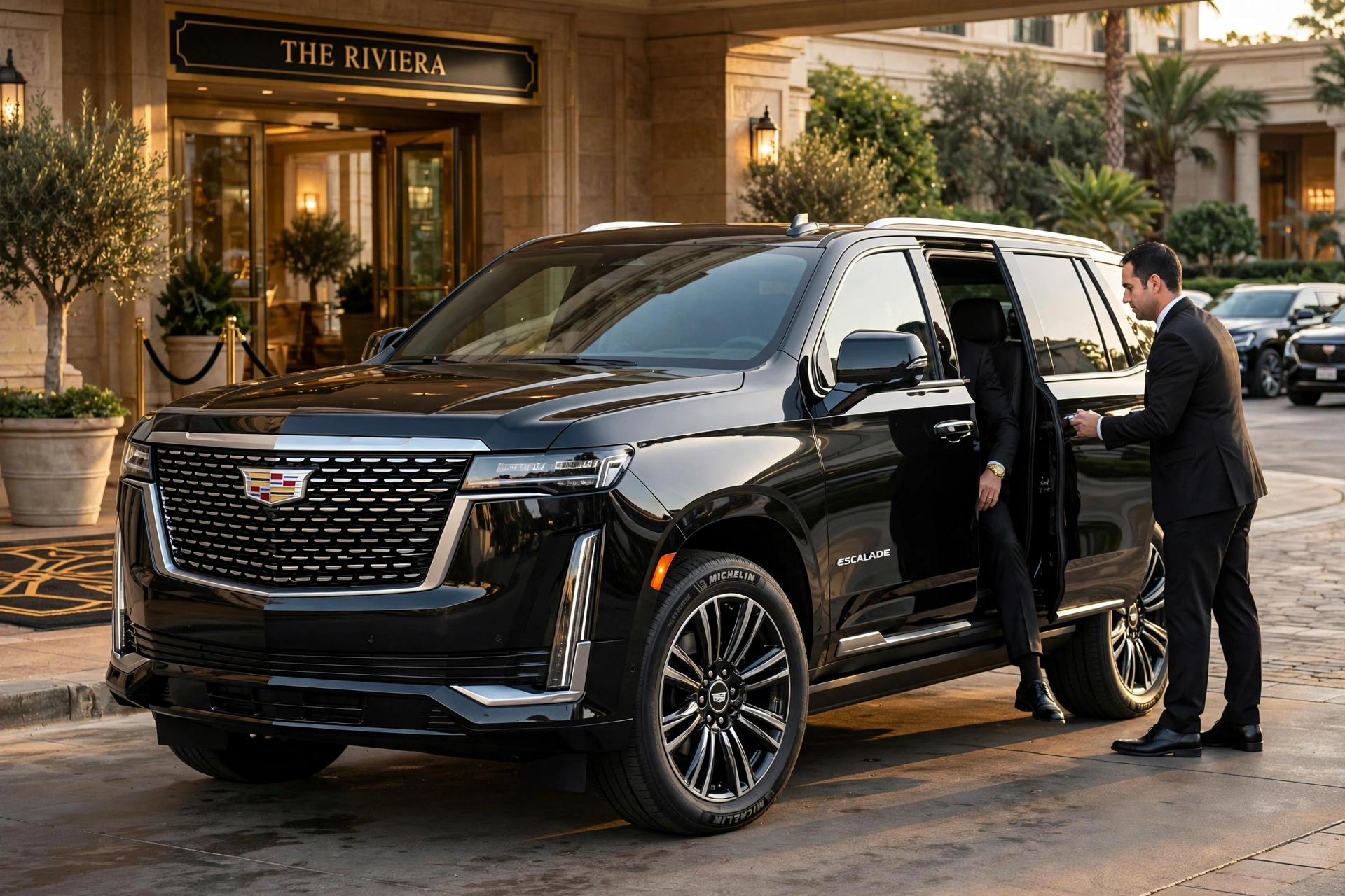 MJ Limos flagship Cadillac Escalade luxury SUV
