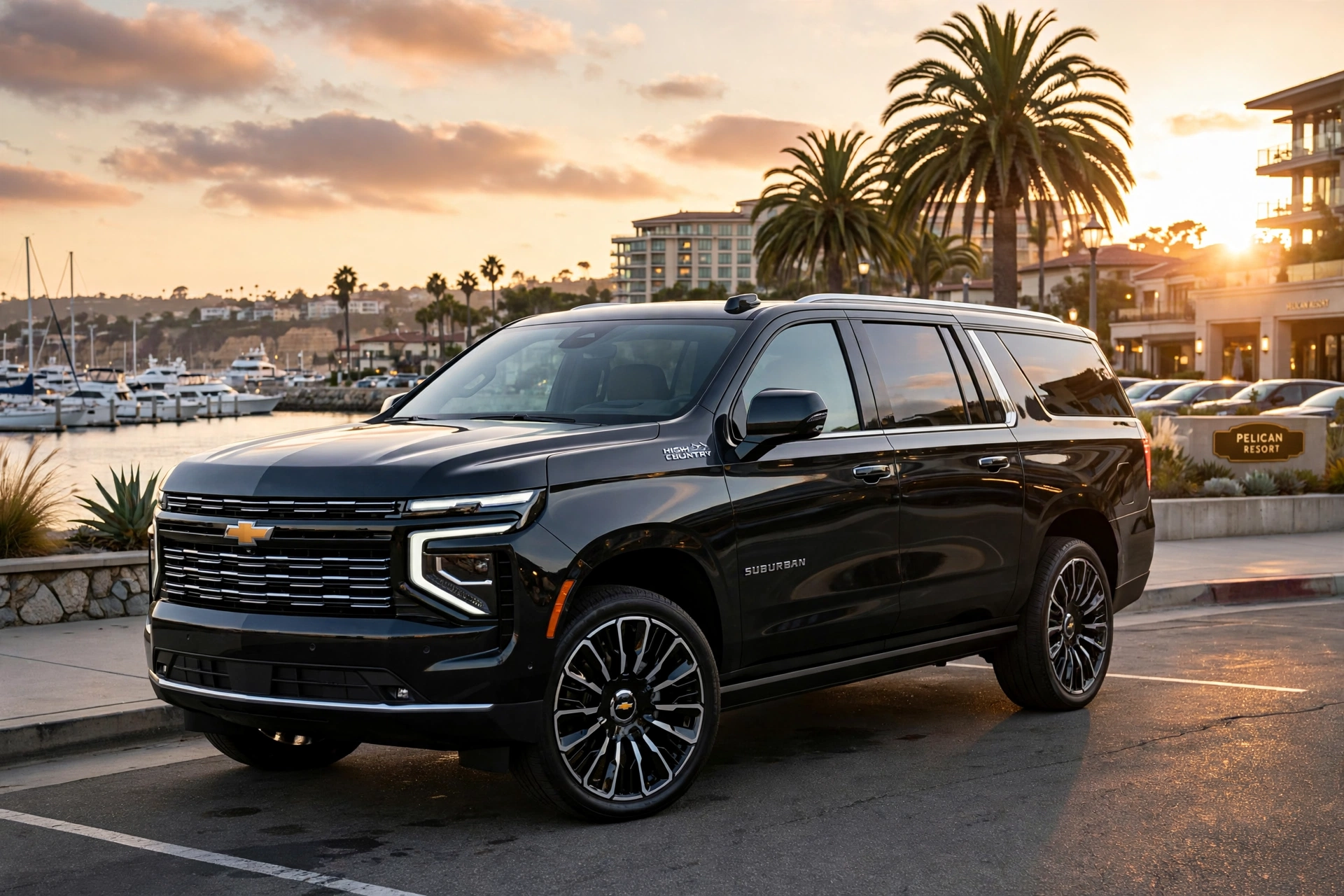MJ Limos luxury premium SUV with spacious leather interior
